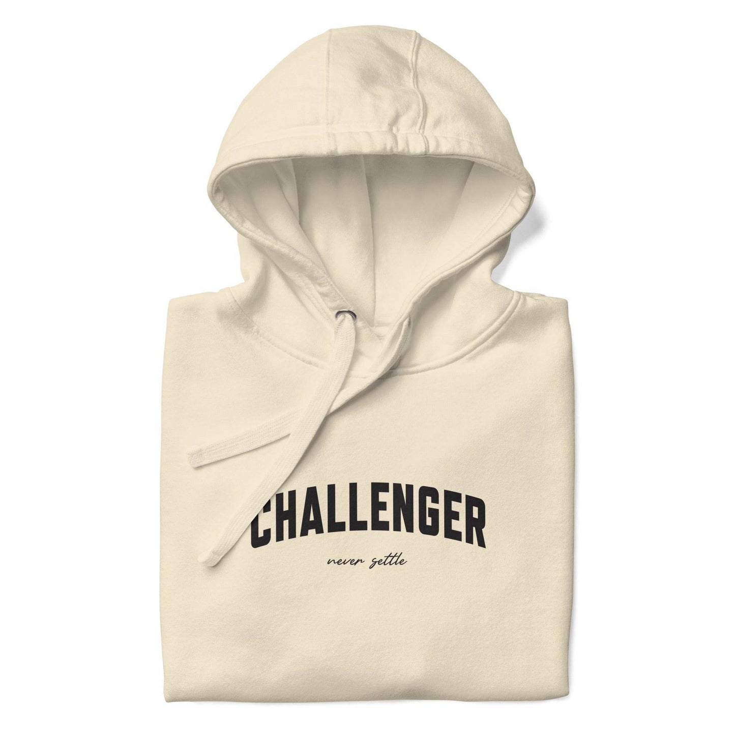 Challenger Hoodie - Mindset Affirmation Apparel | resilience perseverance | grind shirt | true grit | Wear Grit Clothing brand