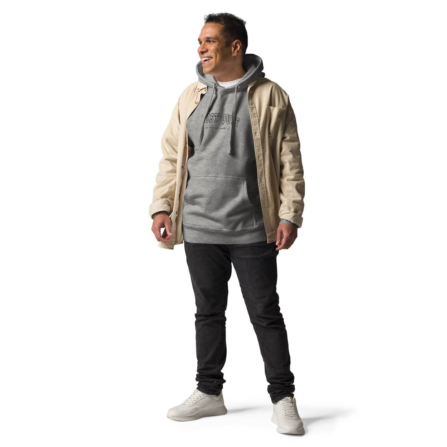 Just Quit - Unisex Comfort Hoodie - Wear Grit
