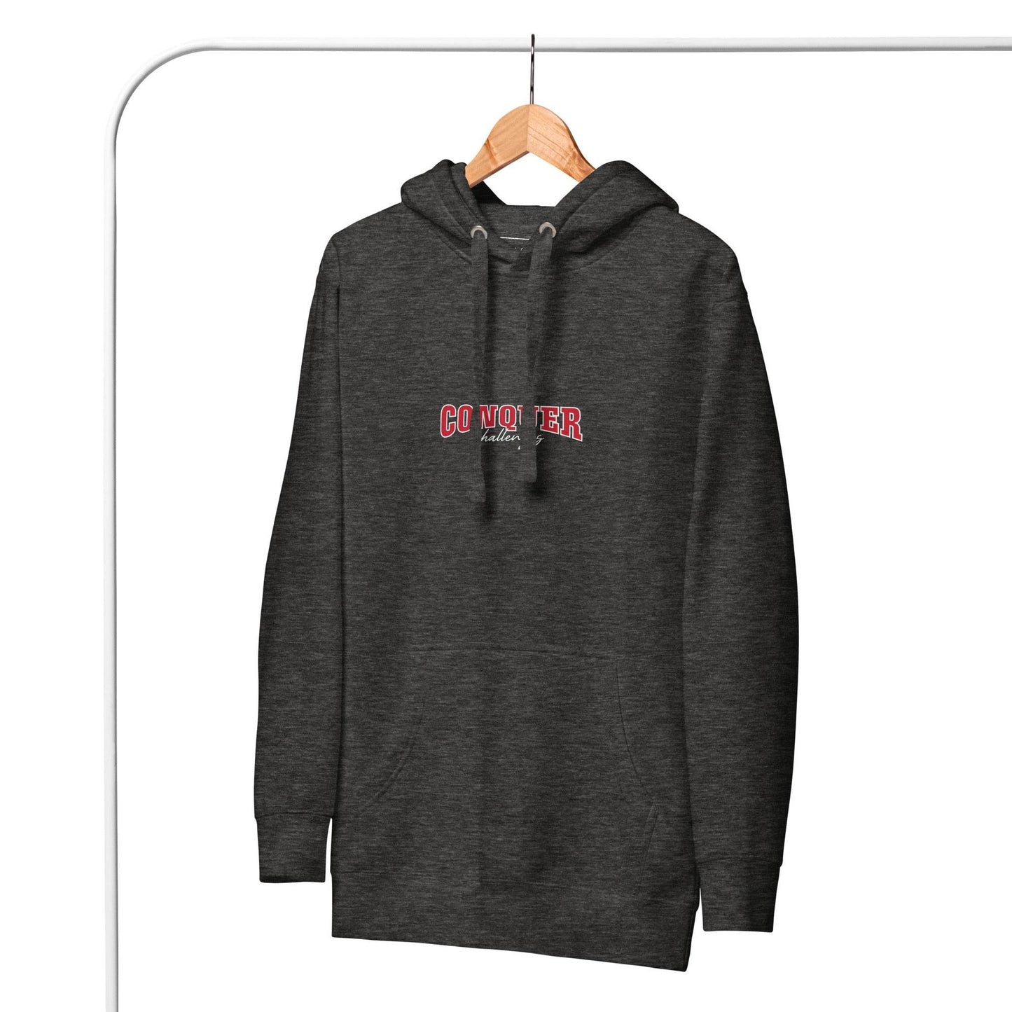 Conquer Challenges - Soft Comfort Hoodie - Wear Grit