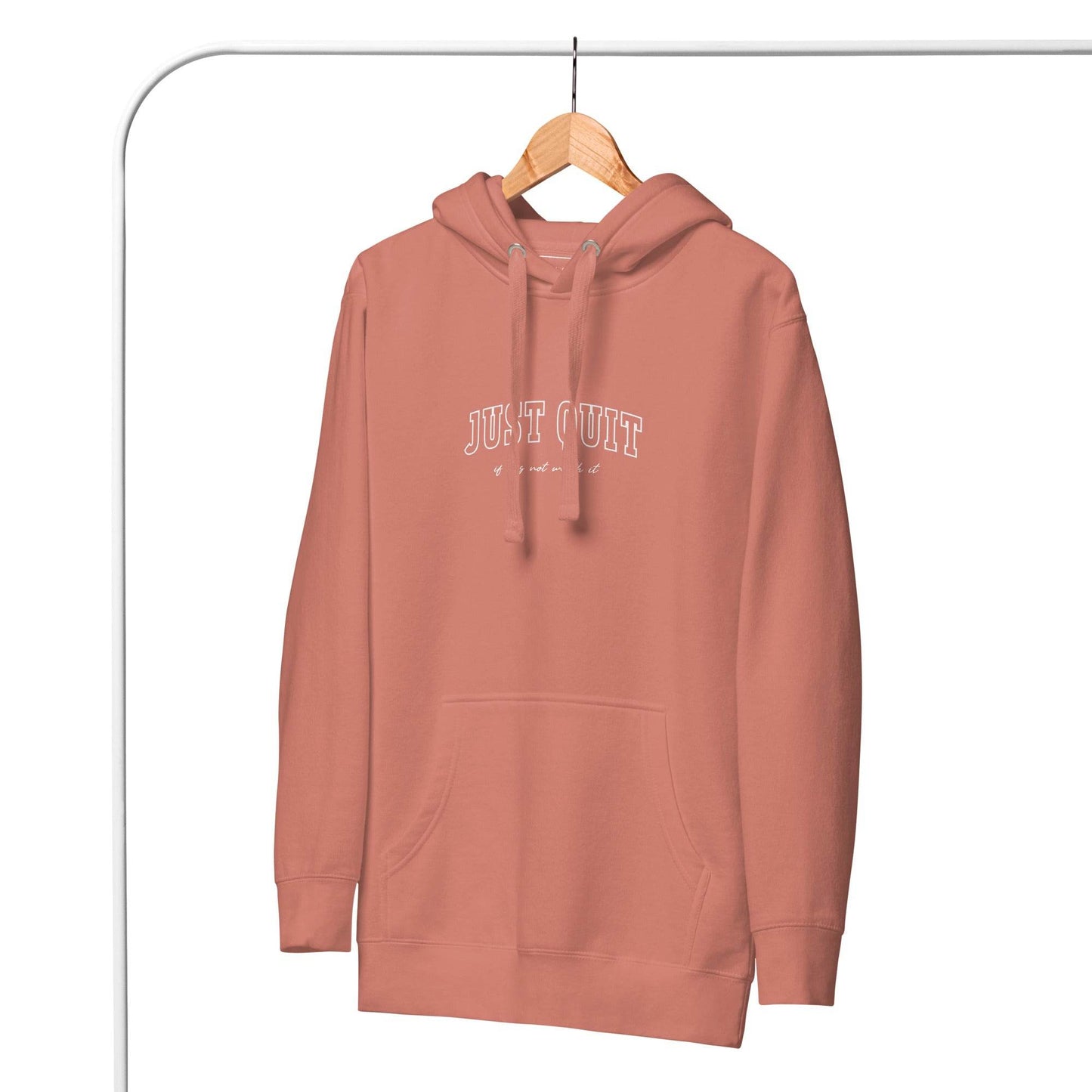 Just Quit - Unisex Comfort Hoodie - Wear Grit