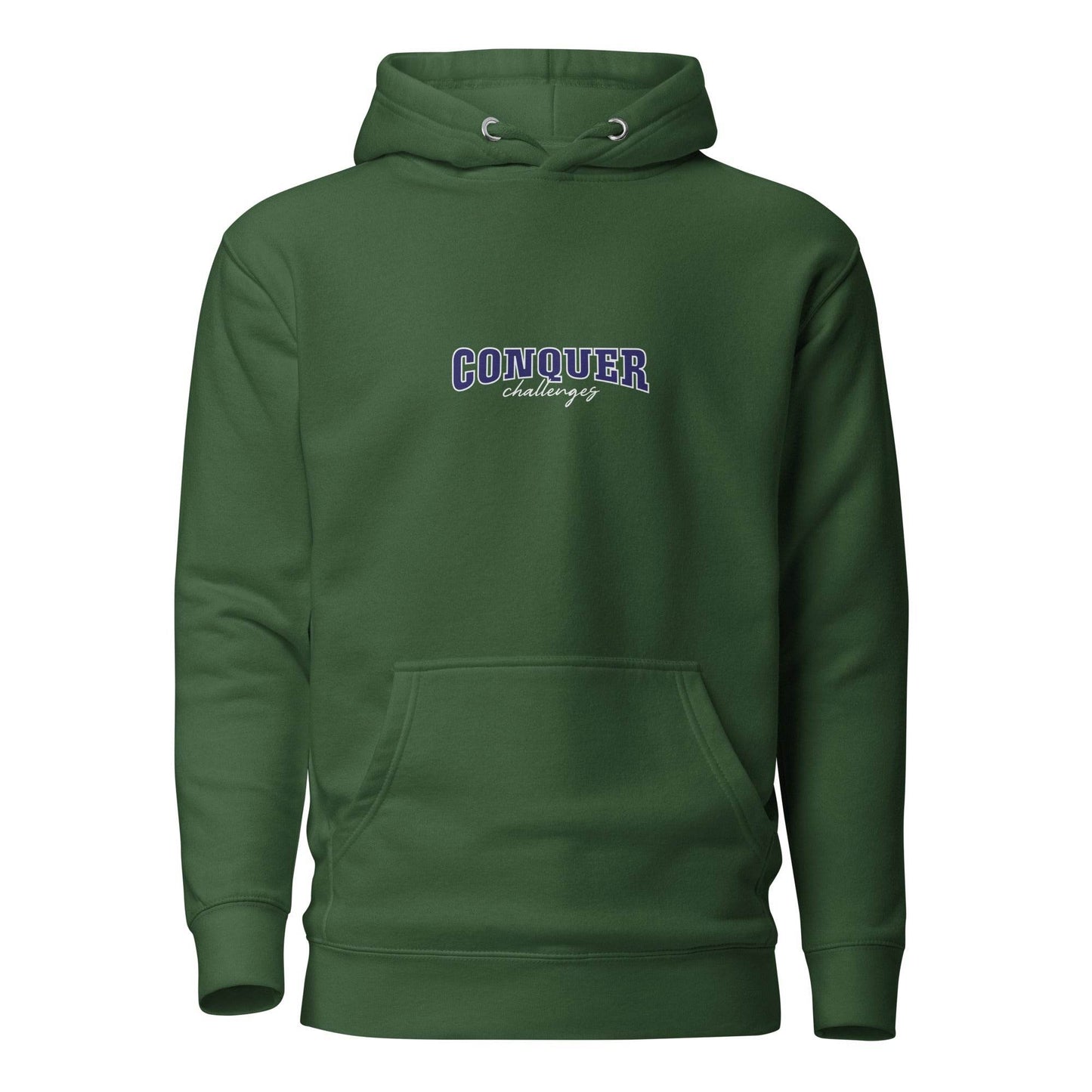 Conquer Challenges - Soft Comfort Hoodie - Wear Grit