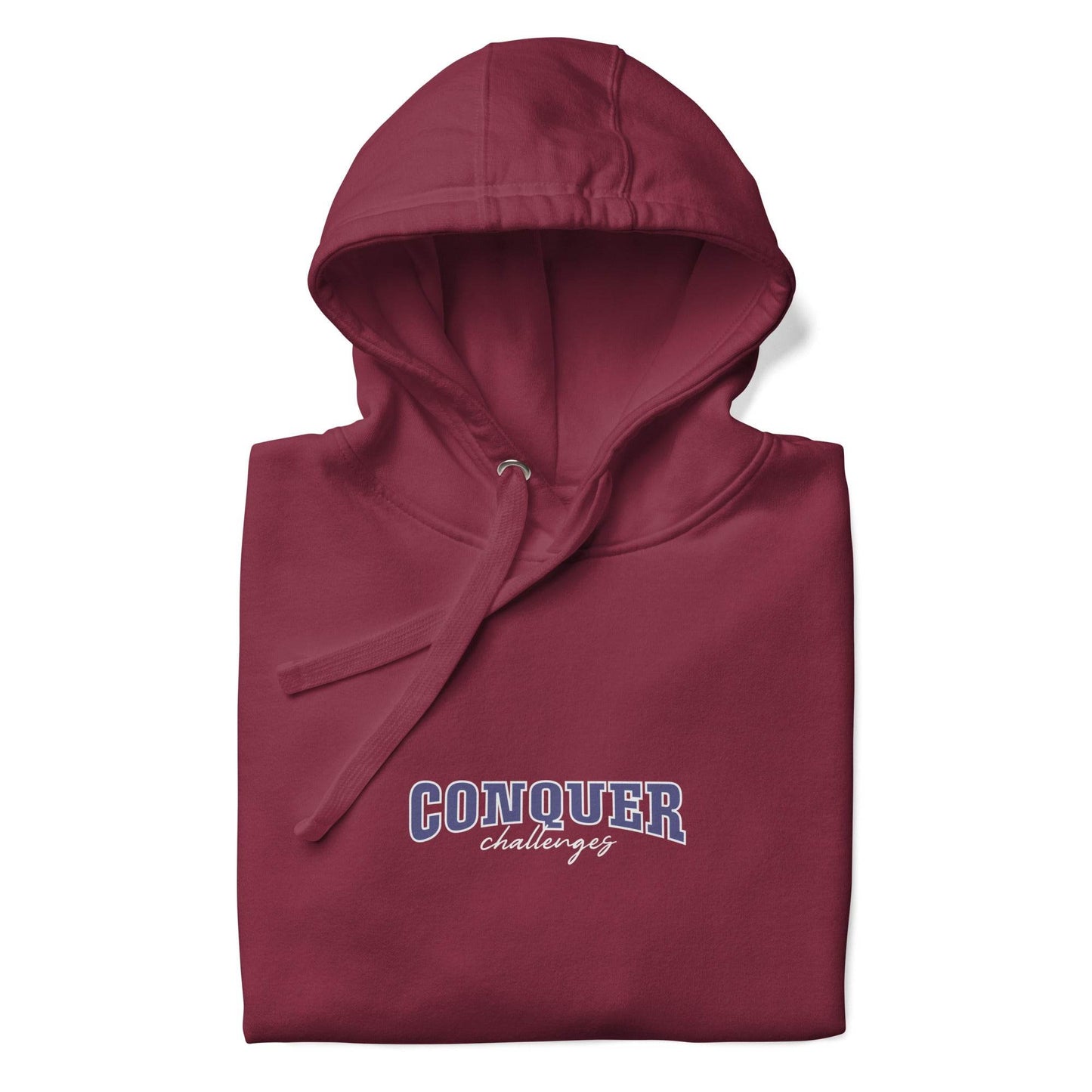 Conquer Challenges - Soft Comfort Hoodie - Wear Grit