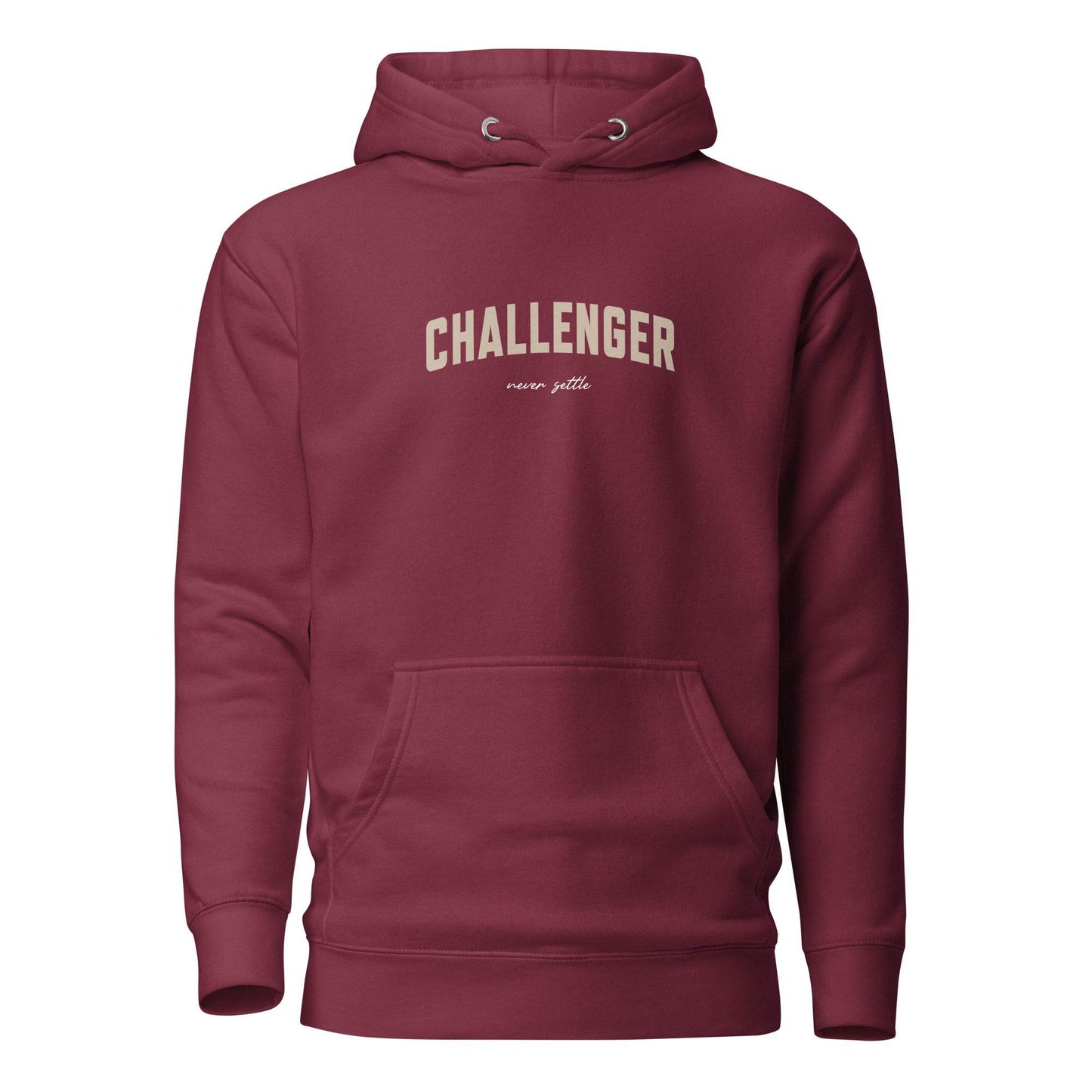 Challenger Hoodie - Mindset Affirmation Apparel | resilience perseverance | grind shirt | true grit | Wear Grit Clothing brand