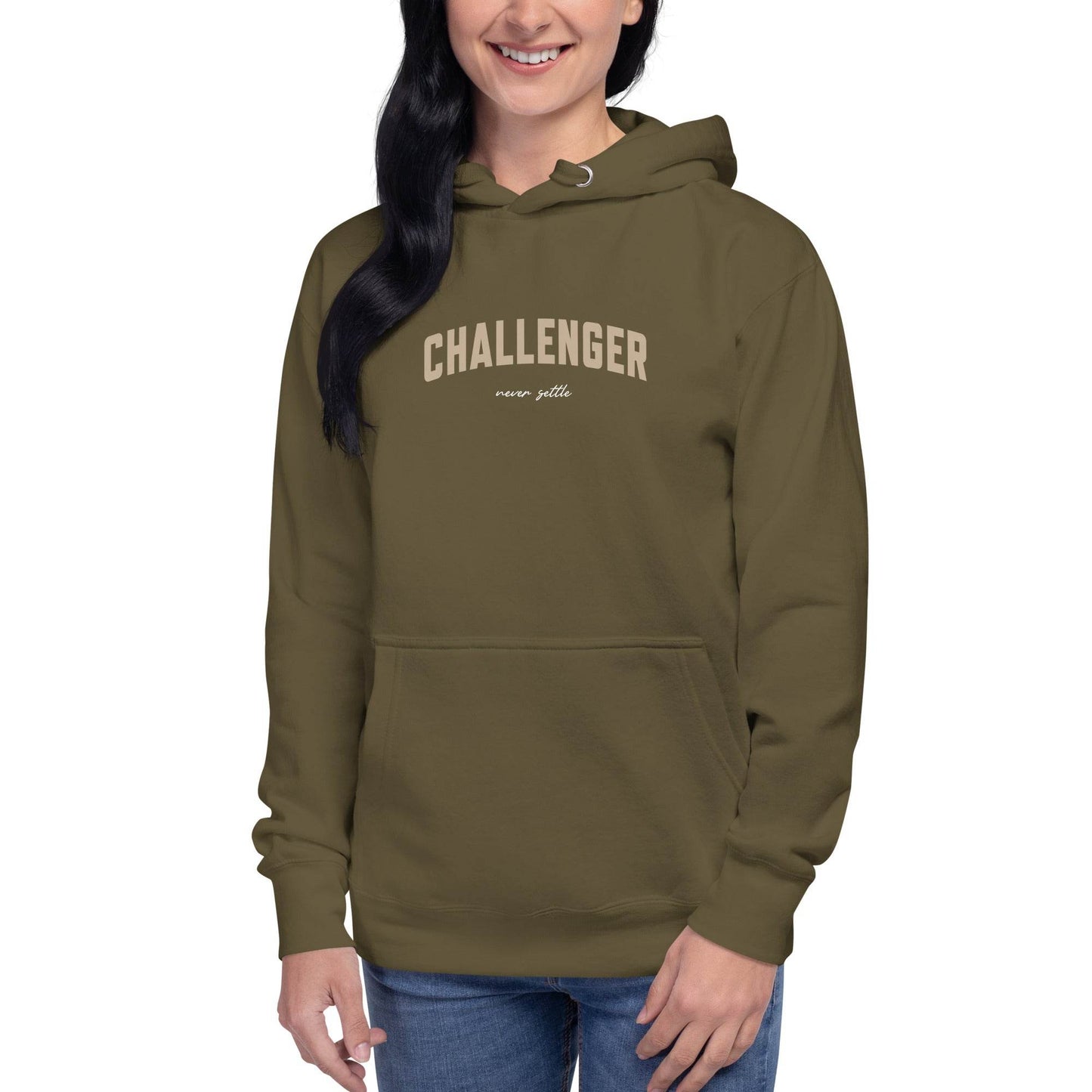 The Challenger – Mindset Affirmation Hoodie - Wear Grit