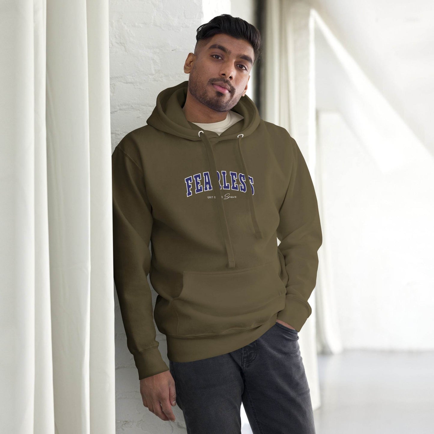 Fearless Hoodie – Grit of the Brave - Wear Grit