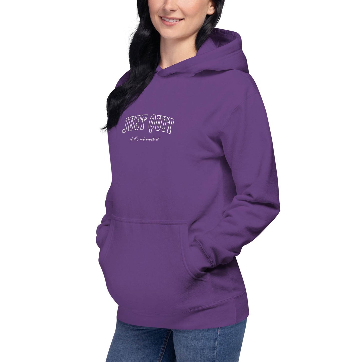 Just Quit - Unisex Comfort Hoodie - Wear Grit