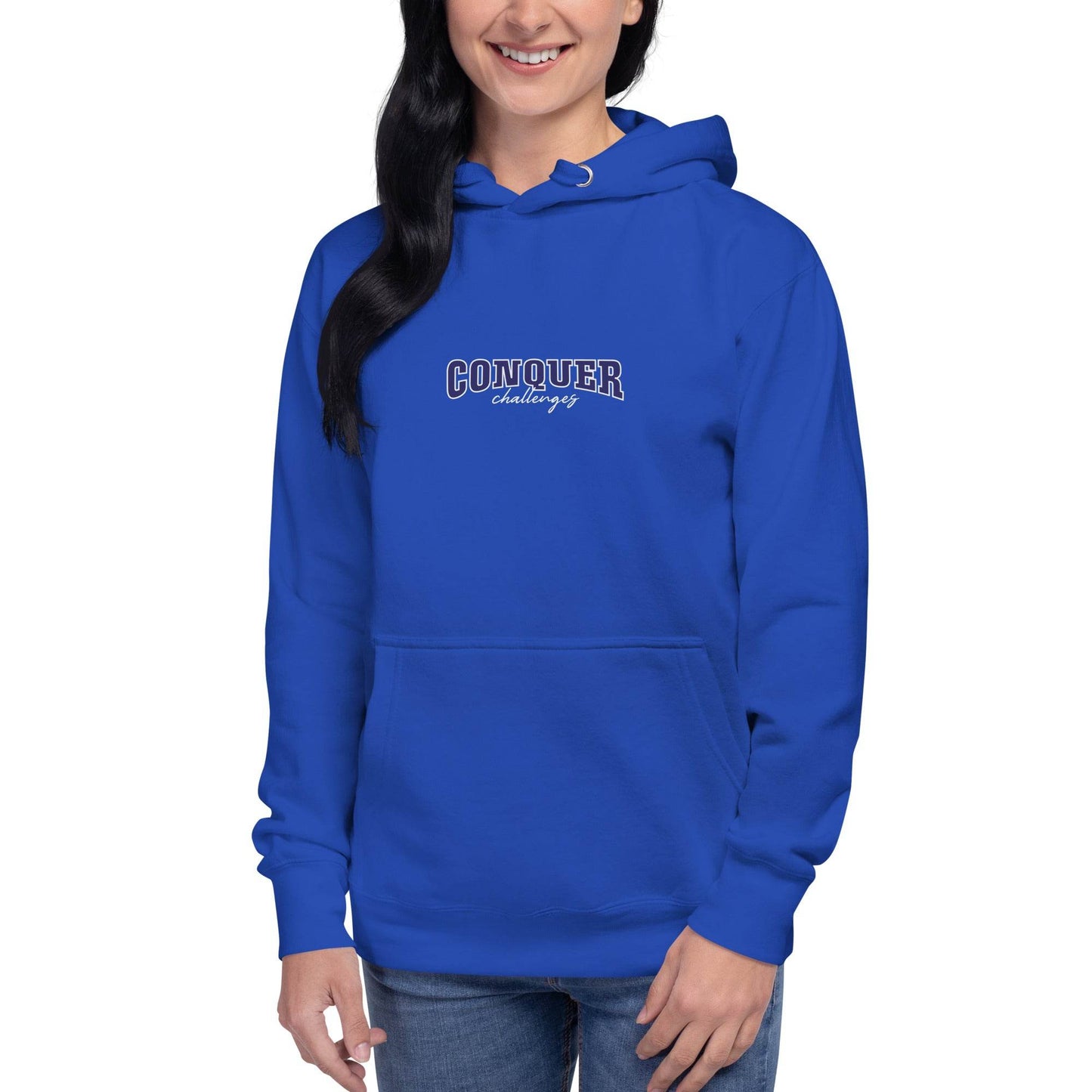 Conquer Challenges - Soft Comfort Hoodie - Wear Grit
