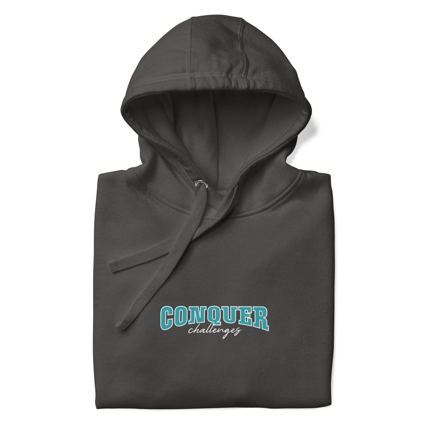 Conquer Challenges - Soft Comfort Hoodie - Wear Grit