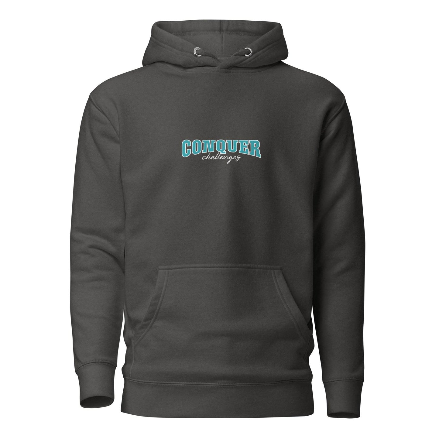 Conquer Challenges - Soft Comfort Hoodie - Wear Grit