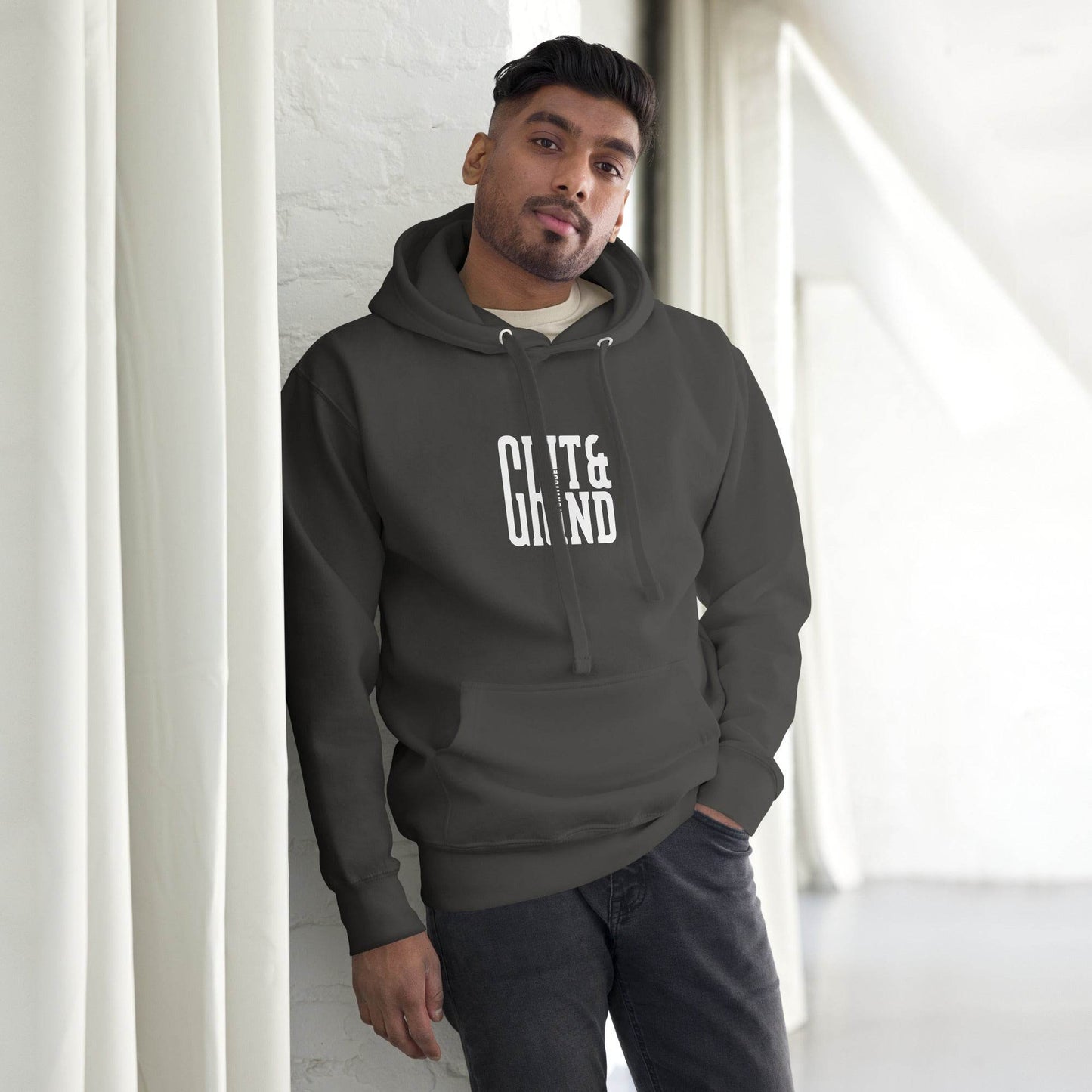 Grit and Grind Hoodie - Built for the Hustle - Wear Grit