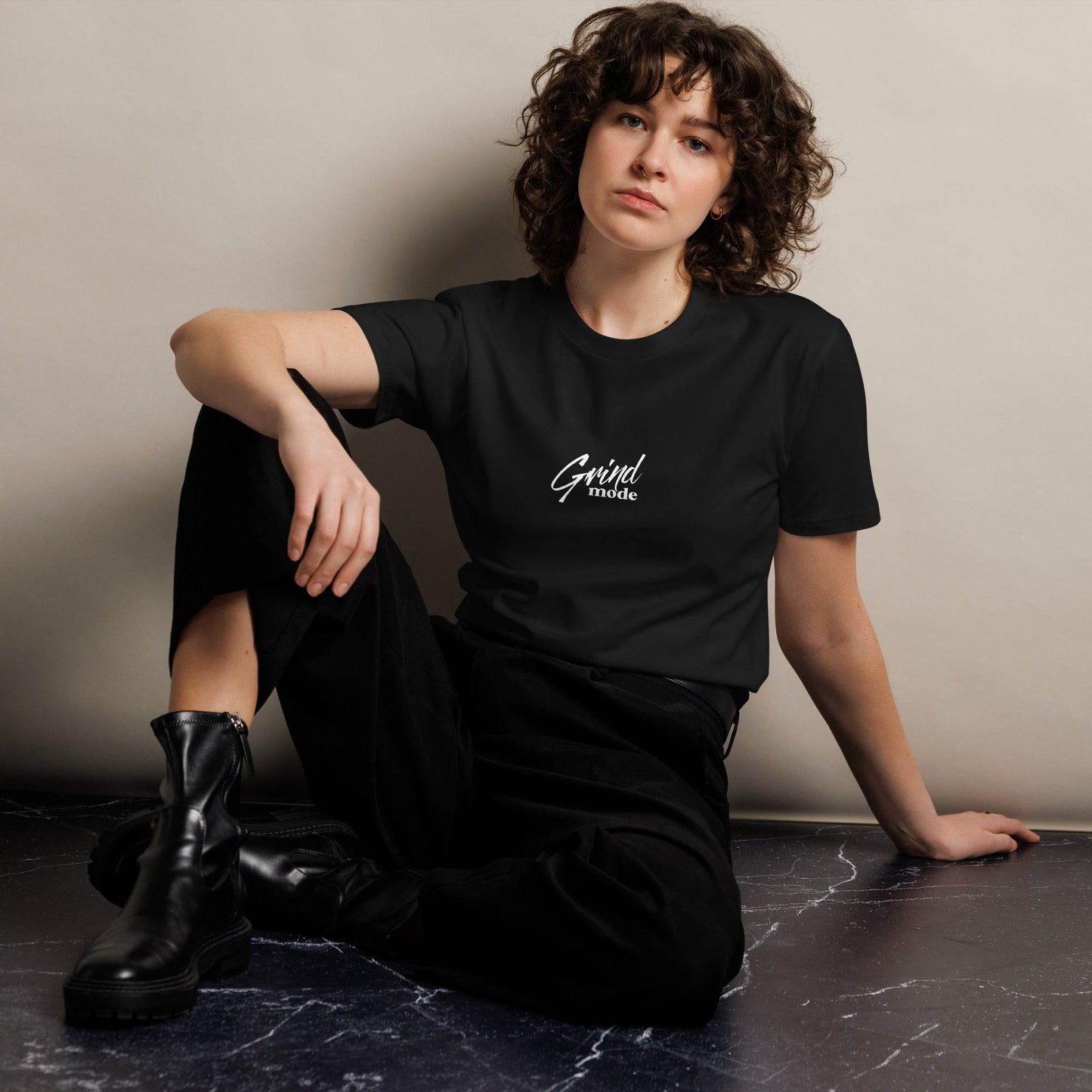 Grind Mode – Unisex Premium T-Shirt | Inspirational Clothing | Affirmation Motivational Grit Wear
