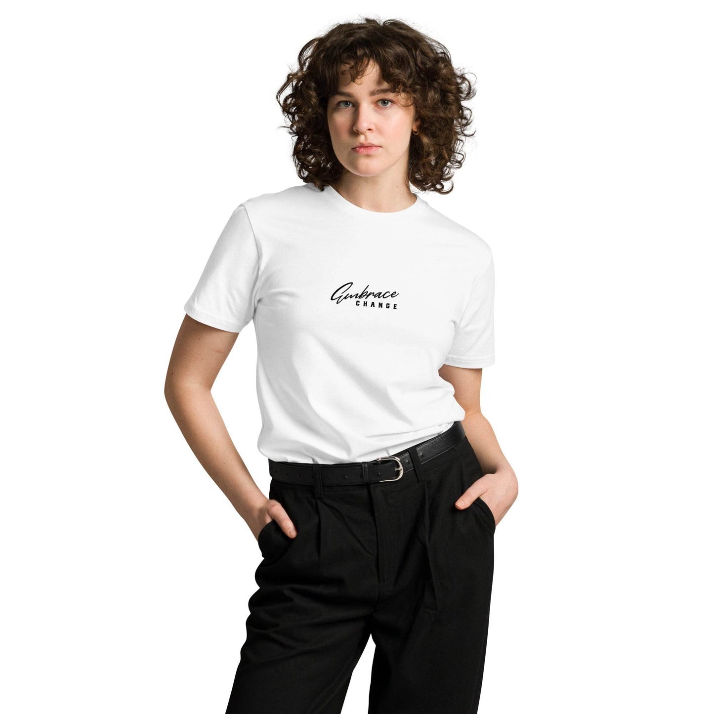 Embrace Change – Unisex Premium T-Shirt | Motivational Clothing | Affirmation Apparel | Wear Grit Brand
