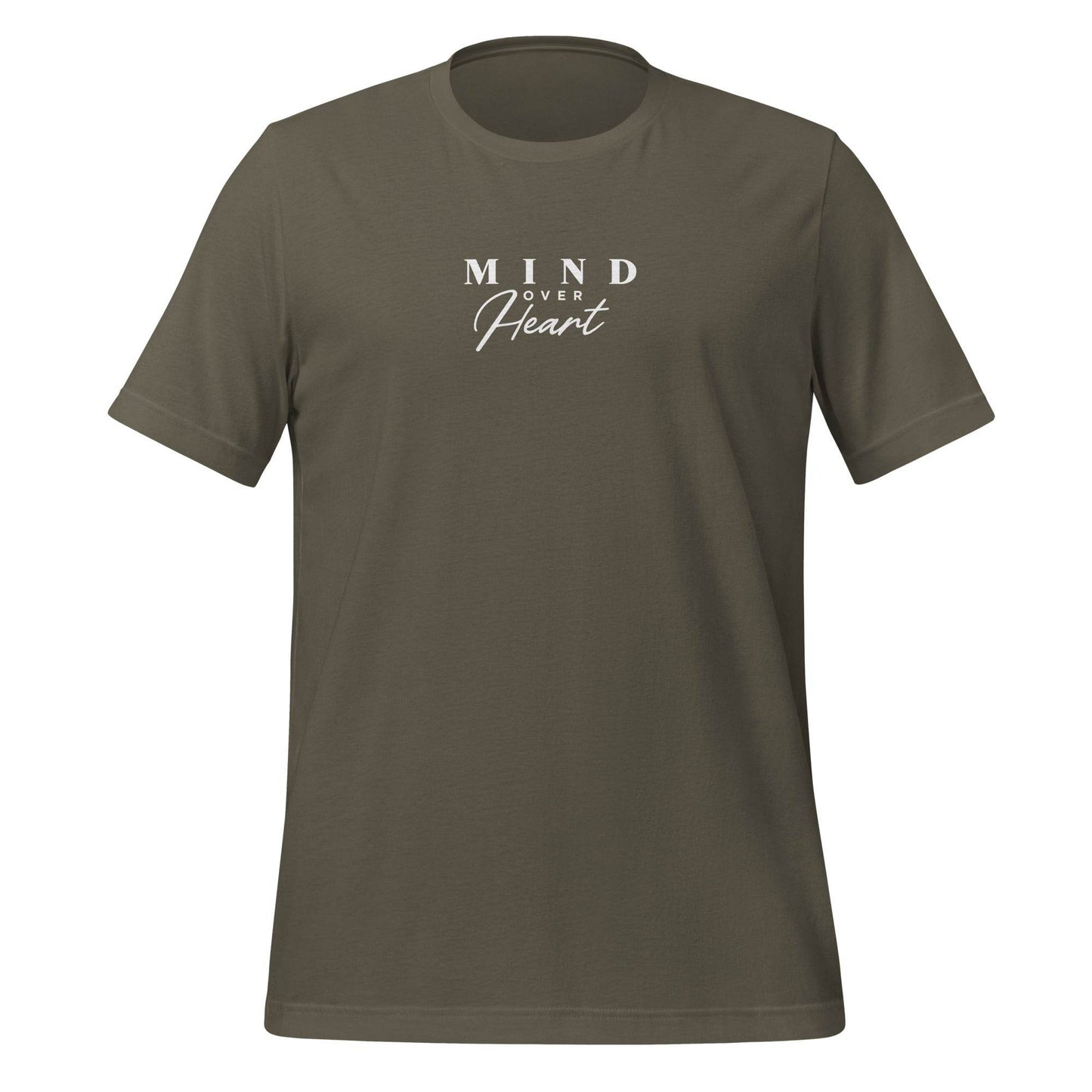 Mind Over Heart Shirt – Grit Mindset Unisex Apparel, affirmation clothing, true grit, motivation | Wear Grit Brand