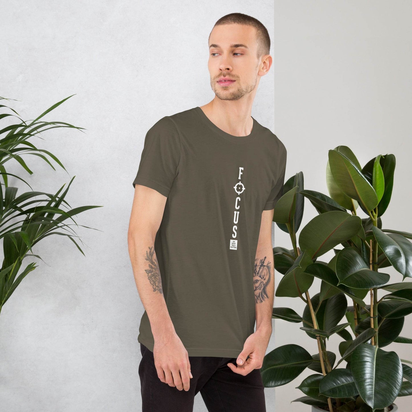 Focus on What Truly Matters - Mindset Grit Shirt, affirmation apparel, motivational t-shirt, true grit | Wear Grit Clothing Brand