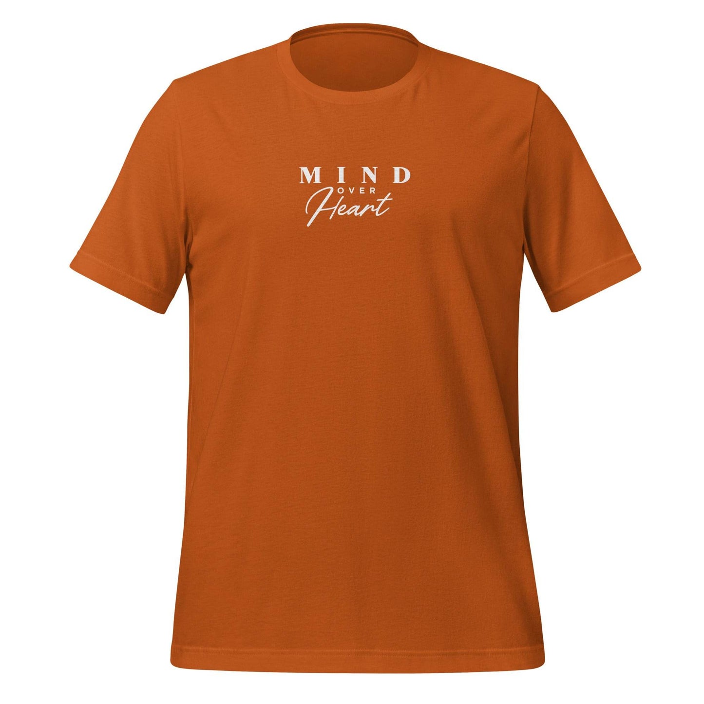 Mind Over Heart Shirt – Grit Mindset Unisex Apparel, affirmation clothing, true grit, motivation | Wear Grit Brand