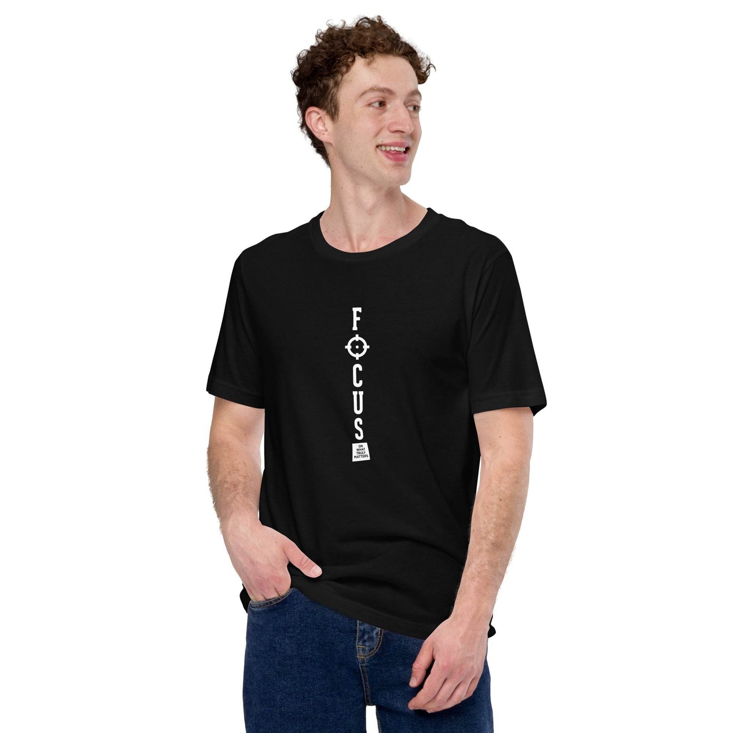Focus on What Truly Matters - Mindset Grit Shirt, affirmation apparel, motivational t-shirt, true grit | Wear Grit Clothing Brand