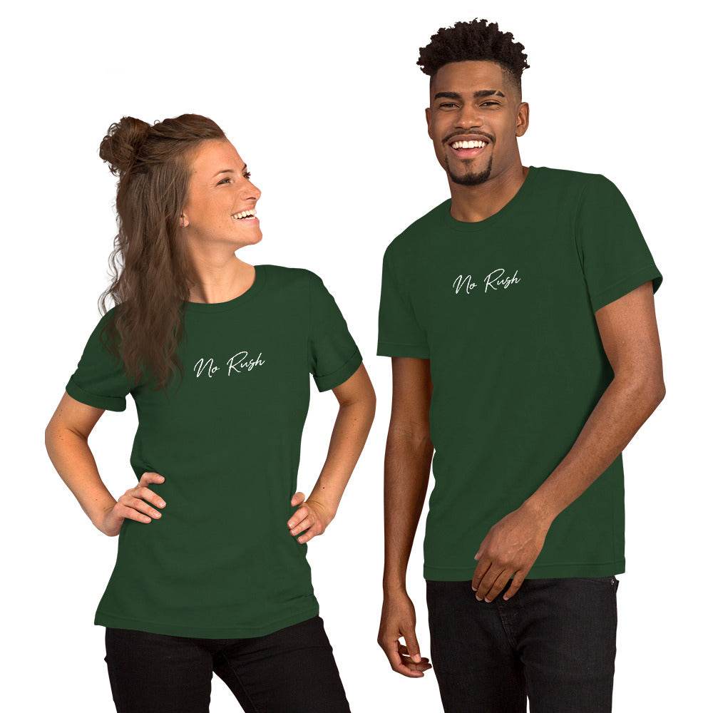 No Rush Grit Shirt – Unisex Mindset & Purpose Tee, comfortable soft shirt, motivation apparel, affirmation, true grit | Wear Grit Clothing