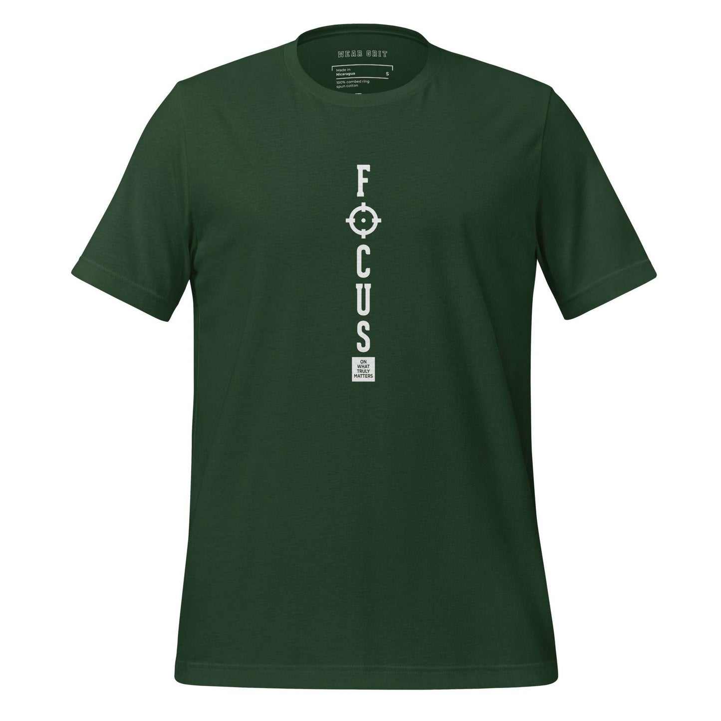 Focus on What Truly Matters - Mindset Grit Shirt - Wear Grit