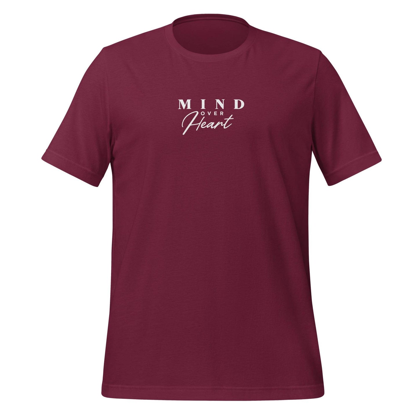 Mind Over Heart Shirt – Grit Mindset Unisex Apparel, affirmation clothing, true grit, motivation | Wear Grit Brand