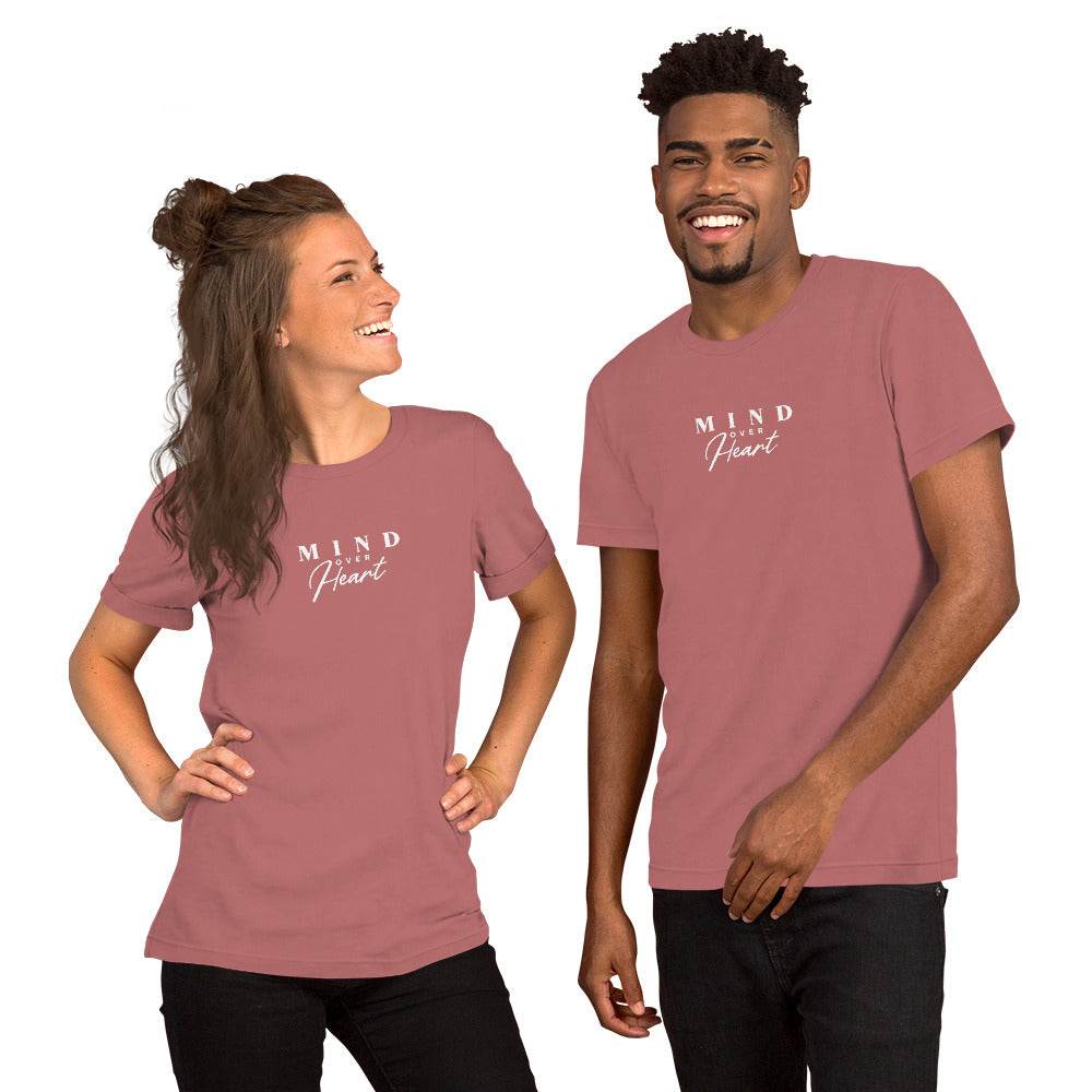 Mind Over Heart Shirt – Grit Mindset Unisex Apparel, affirmation clothing, true grit, motivation | Wear Grit Brand