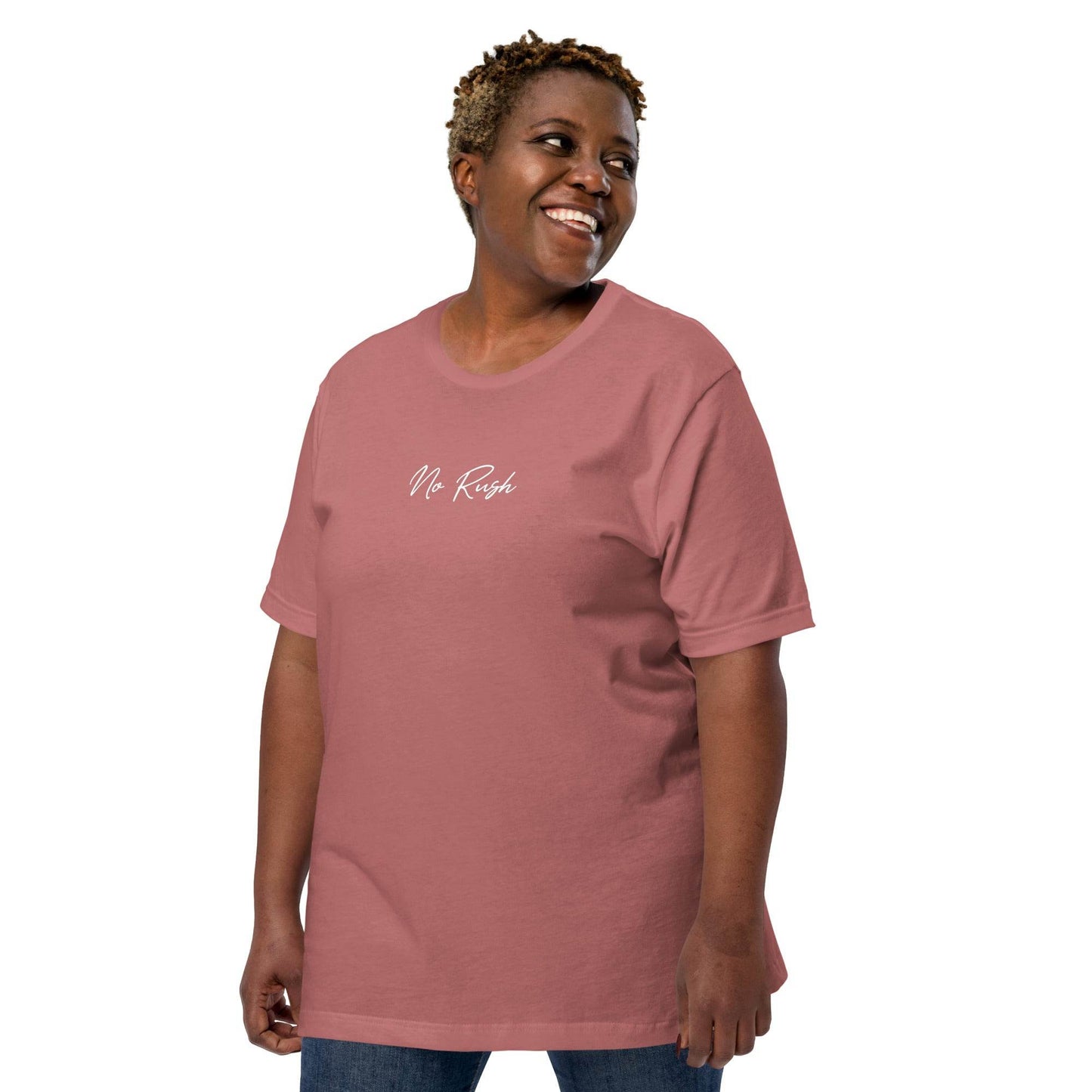 No Rush Grit Shirt – Unisex Mindset & Purpose Tee, comfortable soft shirt, motivation apparel, affirmation, true grit | Wear Grit Clothing