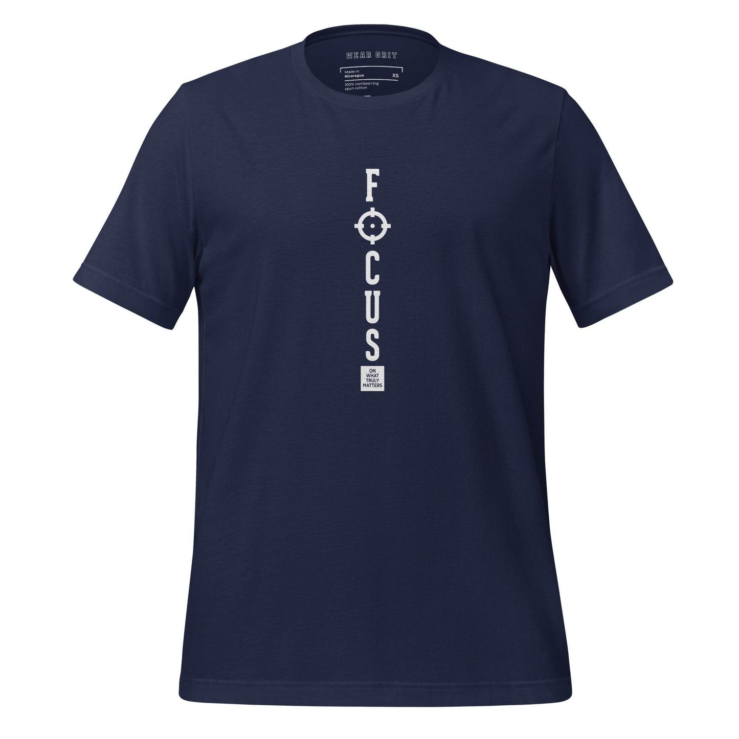 Focus on What Truly Matters - Mindset Grit Shirt, affirmation apparel, motivation t-shirt, true grit | Wear Grit Clothing Brand