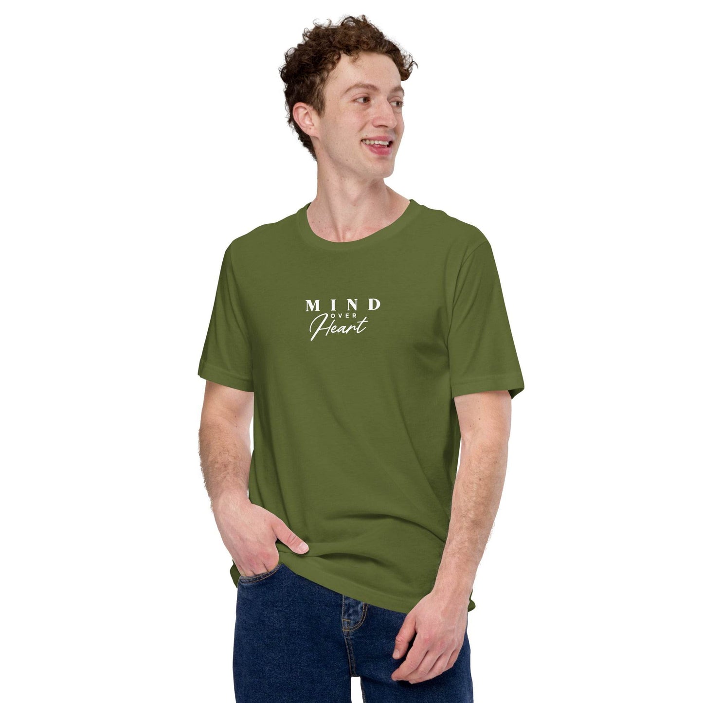 Mind Over Heart Shirt – Grit Mindset Unisex Apparel, affirmation clothing, true grit, motivation | Wear Grit Brand