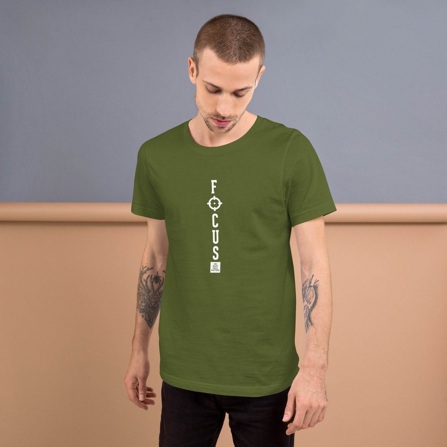 Focus on What Truly Matters - Mindset Grit Shirt, affirmation apparel, motivational t-shirt, true grit | Wear Grit Clothing Brand