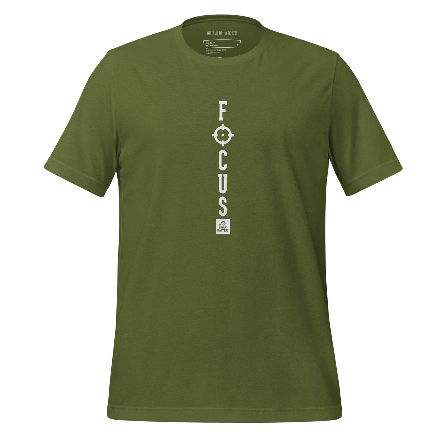 Focus on What Truly Matters - Mindset Grit Shirt - Wear Grit