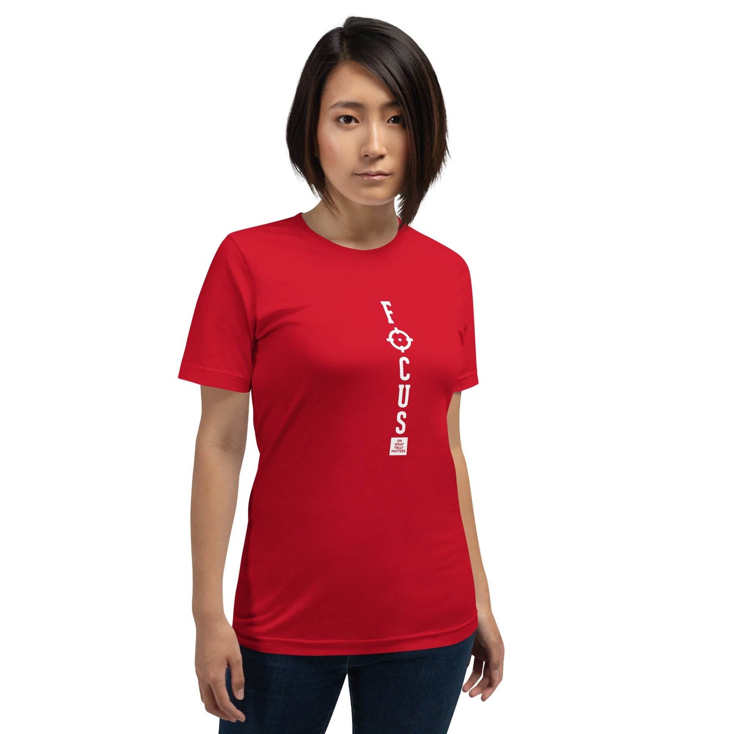 Focus on What Truly Matters - Mindset Grit Shirt, affirmation apparel, motivational t-shirt, true grit | Wear Grit Clothing Brand