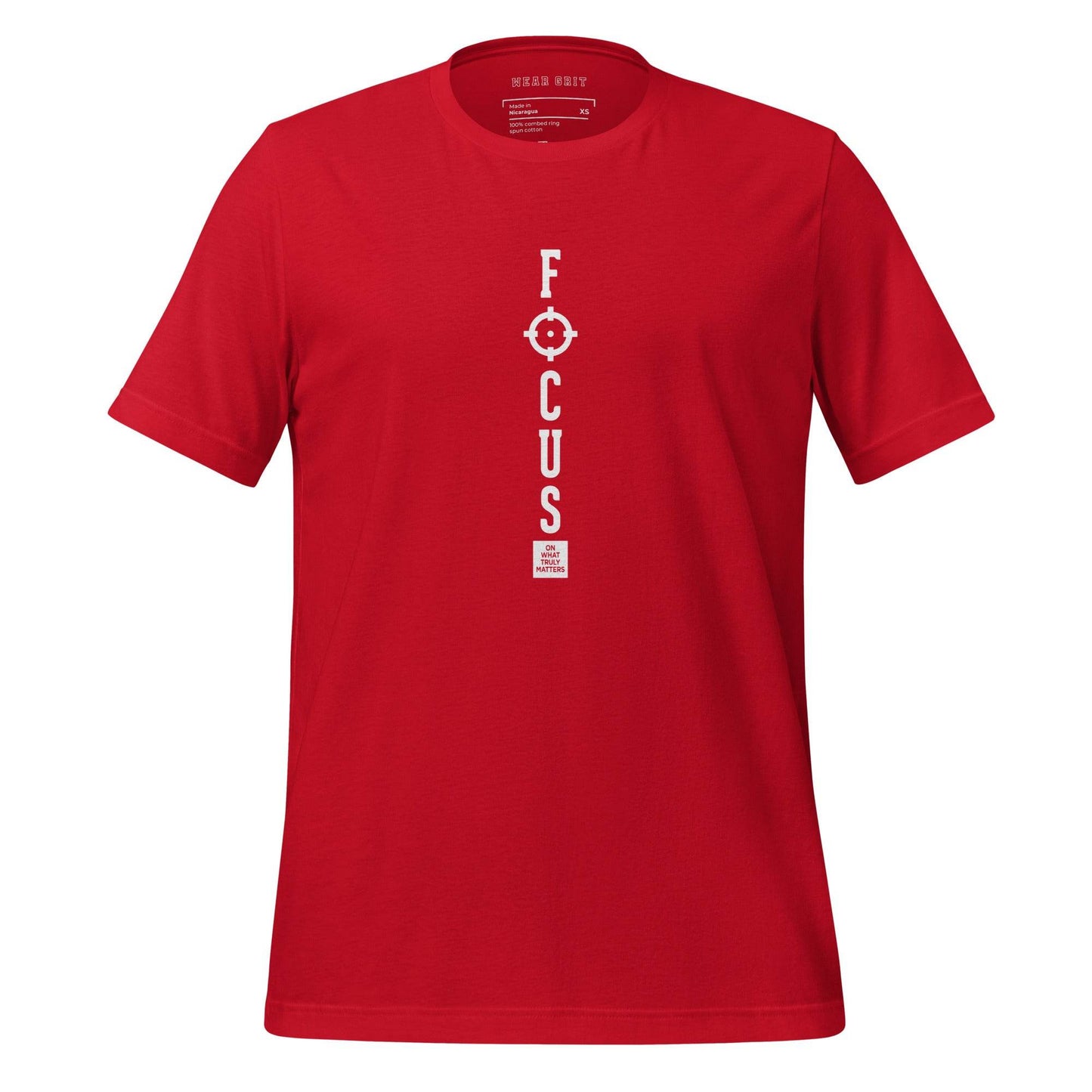 Focus on What Truly Matters - Mindset Grit Shirt - Wear Grit