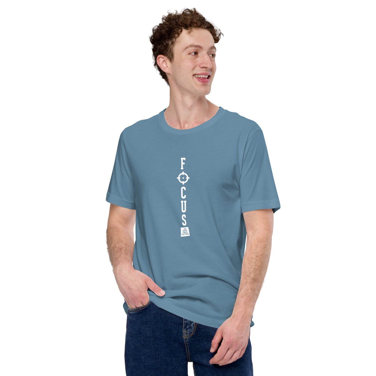 Focus on What Truly Matters - Mindset Grit Shirt, affirmation apparel, motivational t-shirt, true grit | Wear Grit Clothing Brand