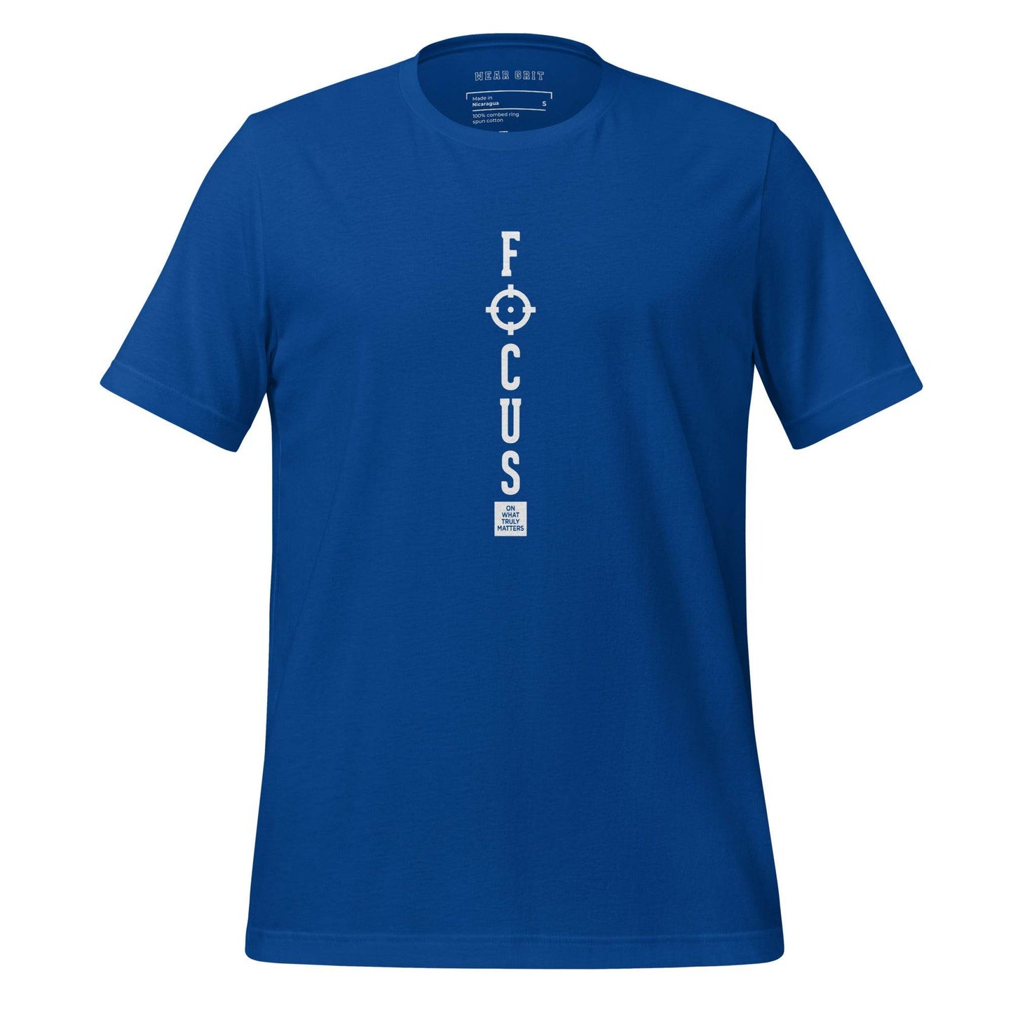 Focus on What Truly Matters - Mindset Grit Shirt, affirmation apparel, motivation t-shirt, true grit | Wear Grit Clothing Brand