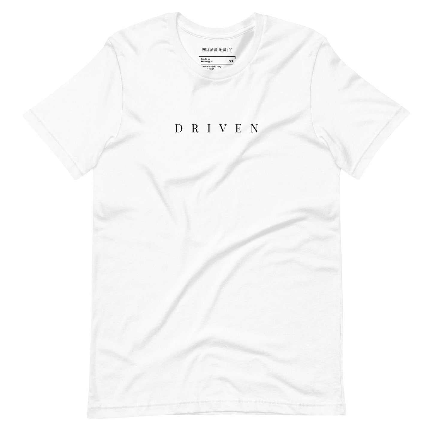 Driven T-Shirt – Motivational Mindset Apparel, affirmation, true grit, perseverance, resilience | Wear Grit Clothing Brand