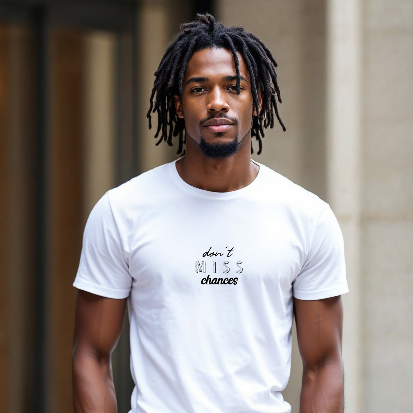 Don’t Miss Chances – Men’s Premium Ultra-Soft T-shirt - Wear Grit