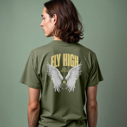 Fly High Graphic T-Shirt – Dream Without Limits - Wear Grit