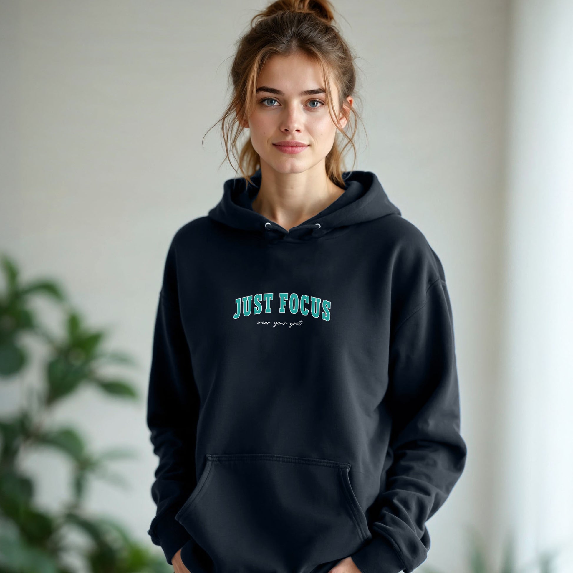 Just Focus Hoodie – Clarity in Every Step - Wear Grit