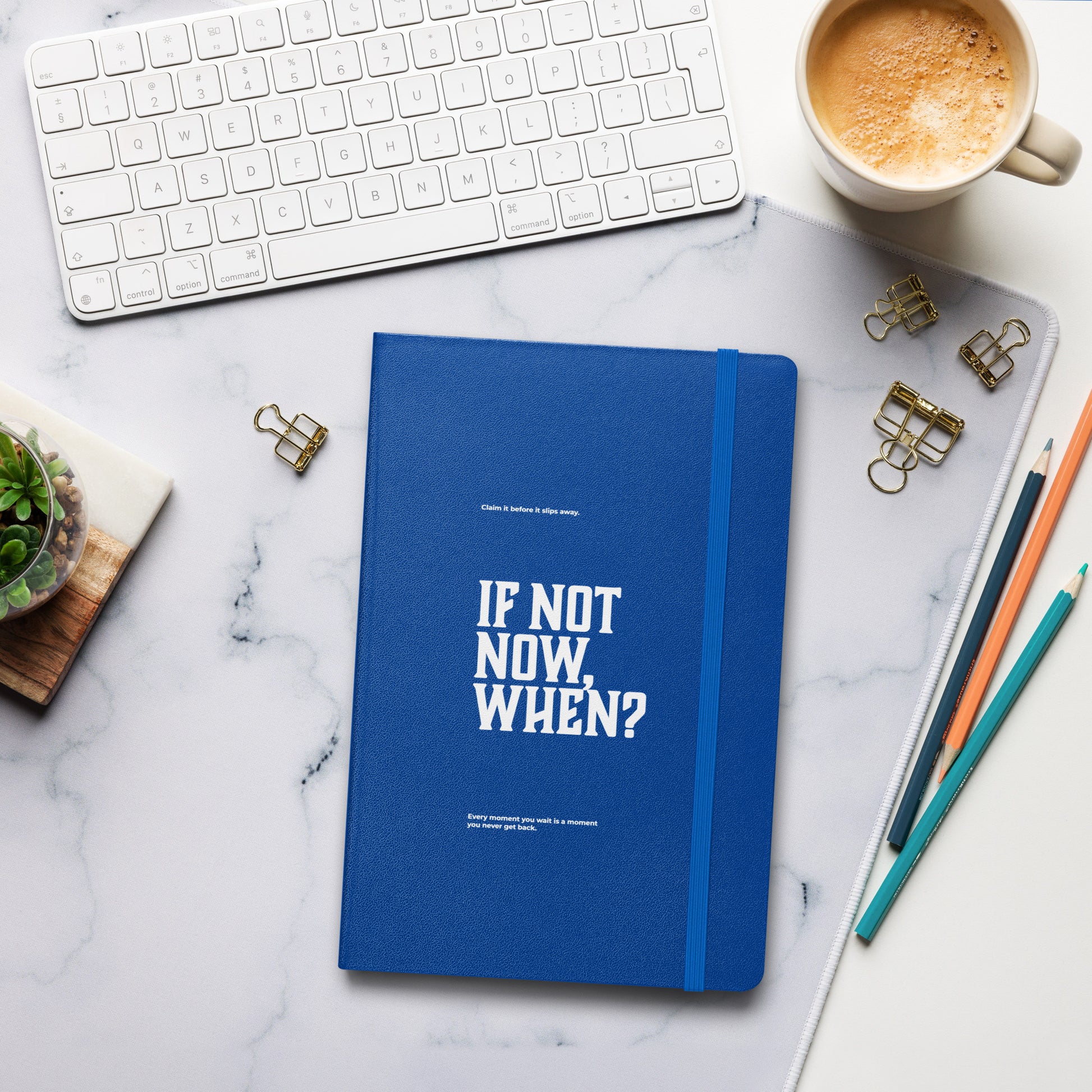 If Not Now, When? | Mindset Affirmation Motivational Leadership Journal Notebook for Achievers, professionals, Executives, and leaders | Wear Grit Brand