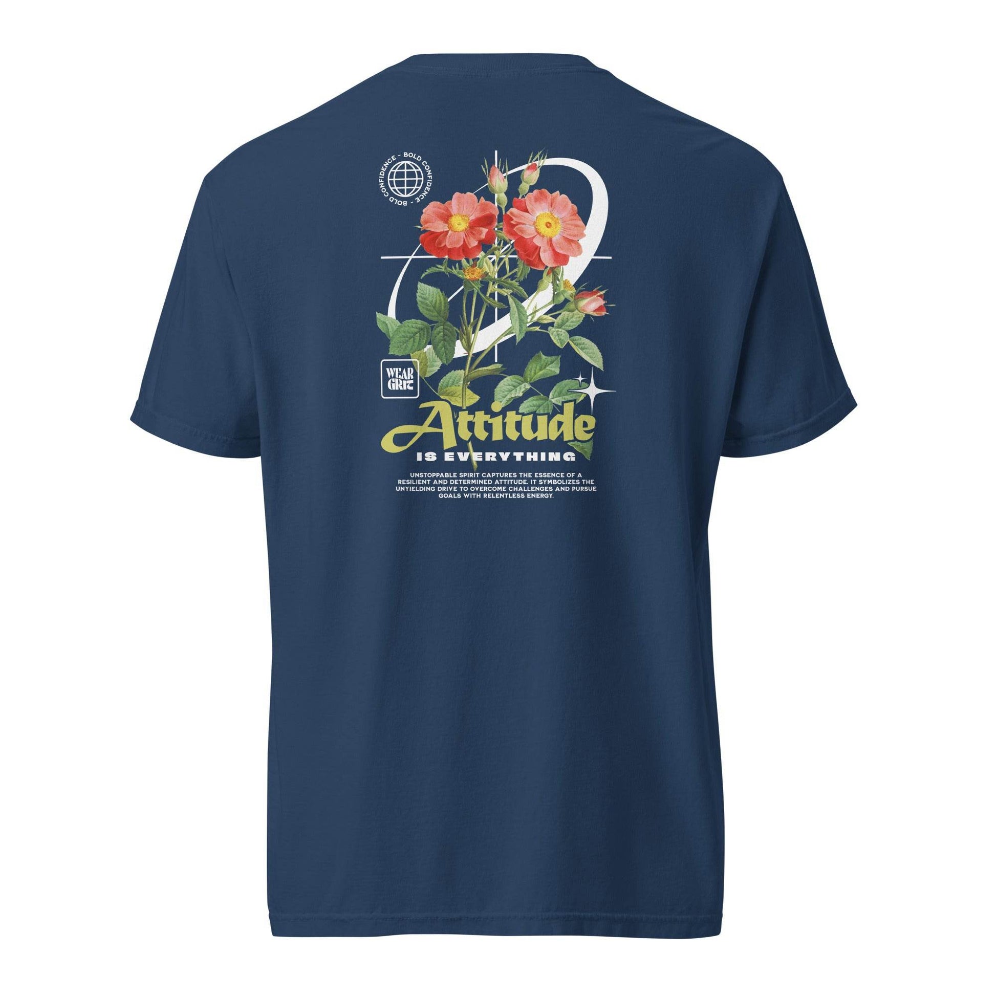Bold Attitude is Everything shirt graphic print – motivational affirmation fashion tee by wear grit clothing apparel