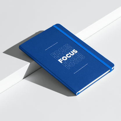 Motivational mindset journal with “Focus on What Matters” cover design for professionals, leaders, and achievers | Wear Grit Brand