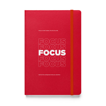 Motivational mindset journal with “Focus on What Matters” cover design for professionals, leaders, and achievers | Wear Grit Brand