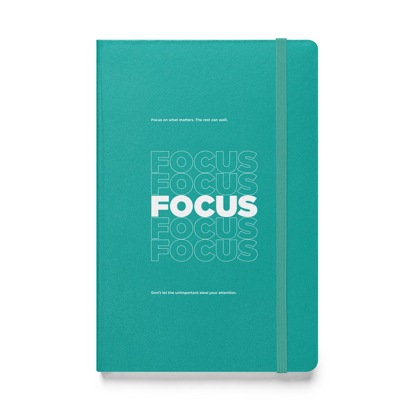 Motivational mindset journal with “Focus on What Matters” cover design for professionals, leaders, and achievers | Wear Grit Brand