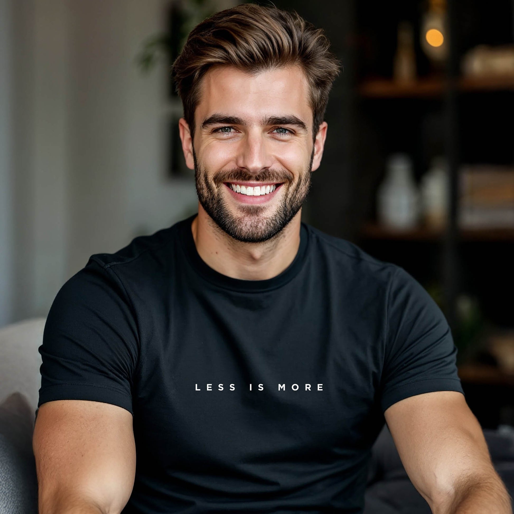premium black t-shirt for leaders and innovators