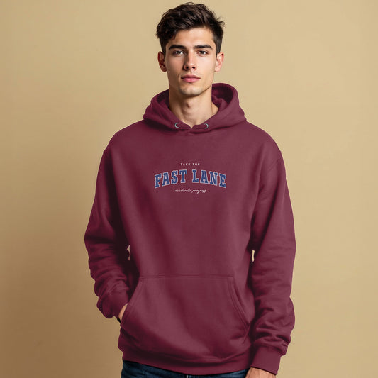 Take the Fast Lane – Accelerate Progress Comfort Hoodie - Wear Grit