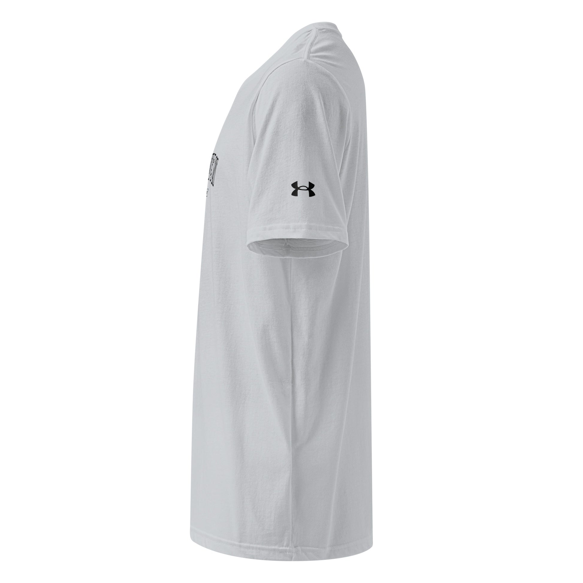 Side Image of Under Armour Driven T-Shirt Motivational– quick-dry workout apparel performance shirt for gym, running, and fitness training
