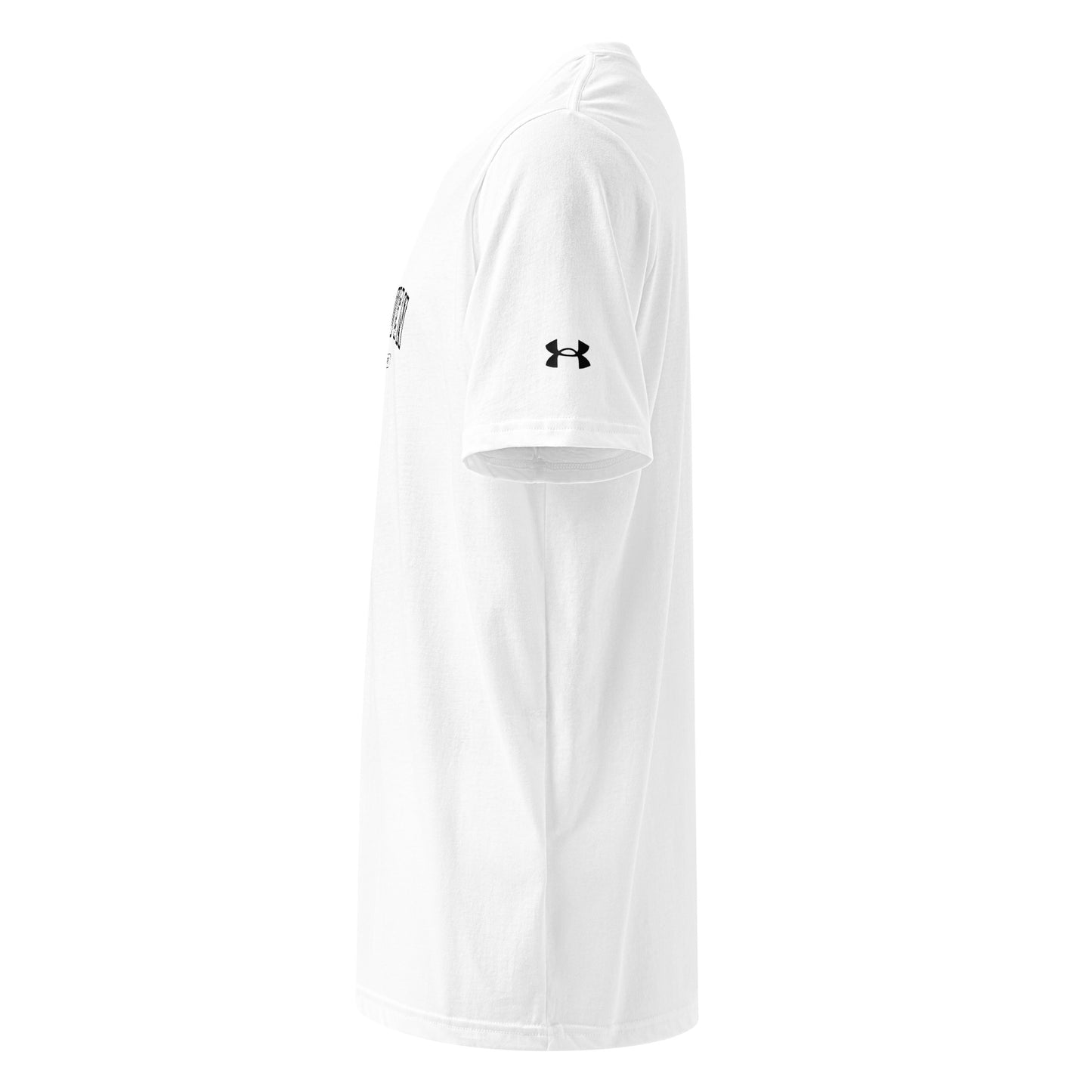side Image of Under Armour Driven T-Shirt Motivational– quick-dry workout apparel performance shirt for gym, running, and fitness training