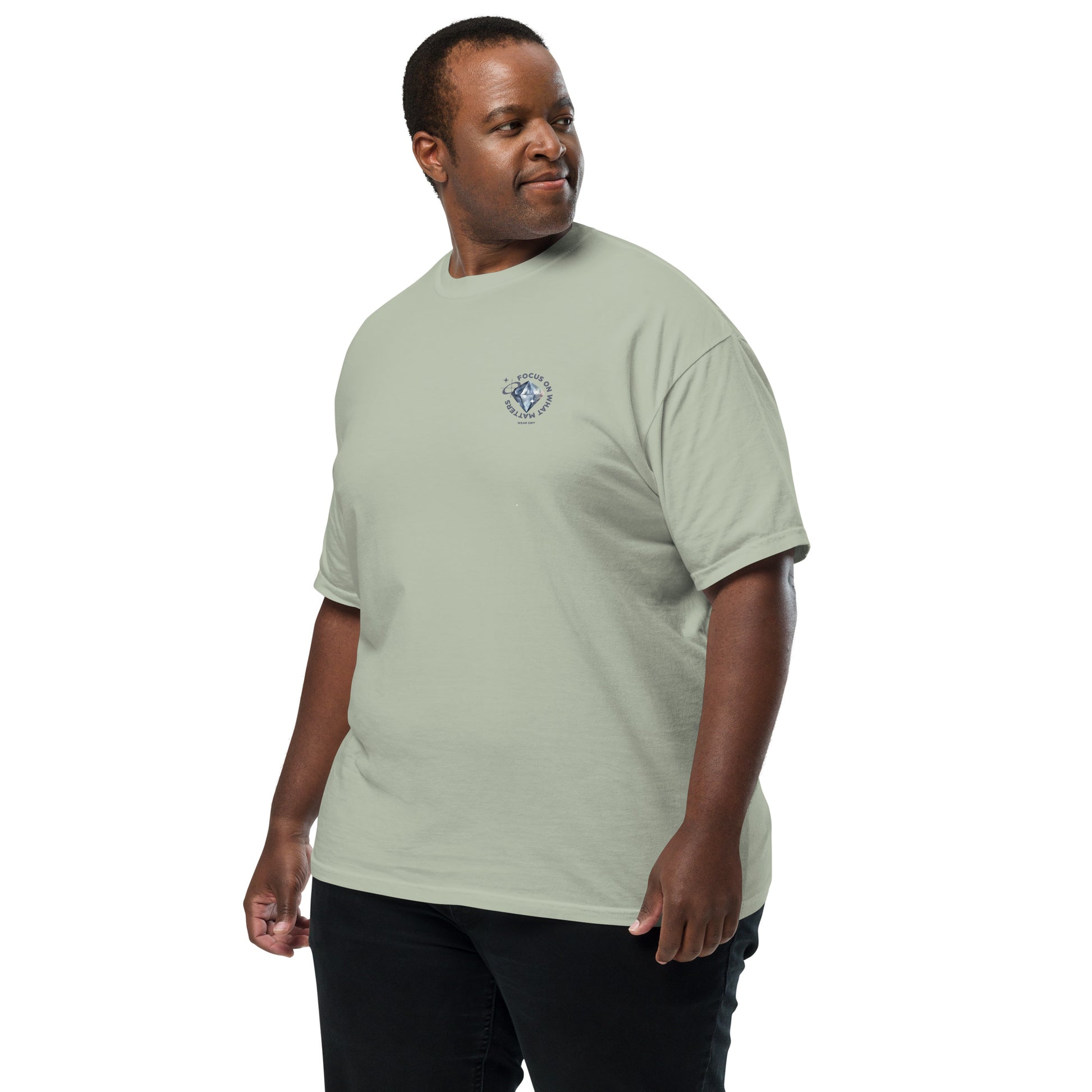 focus mindset affirmation wear grit clothing apparel trendy graphic shirt