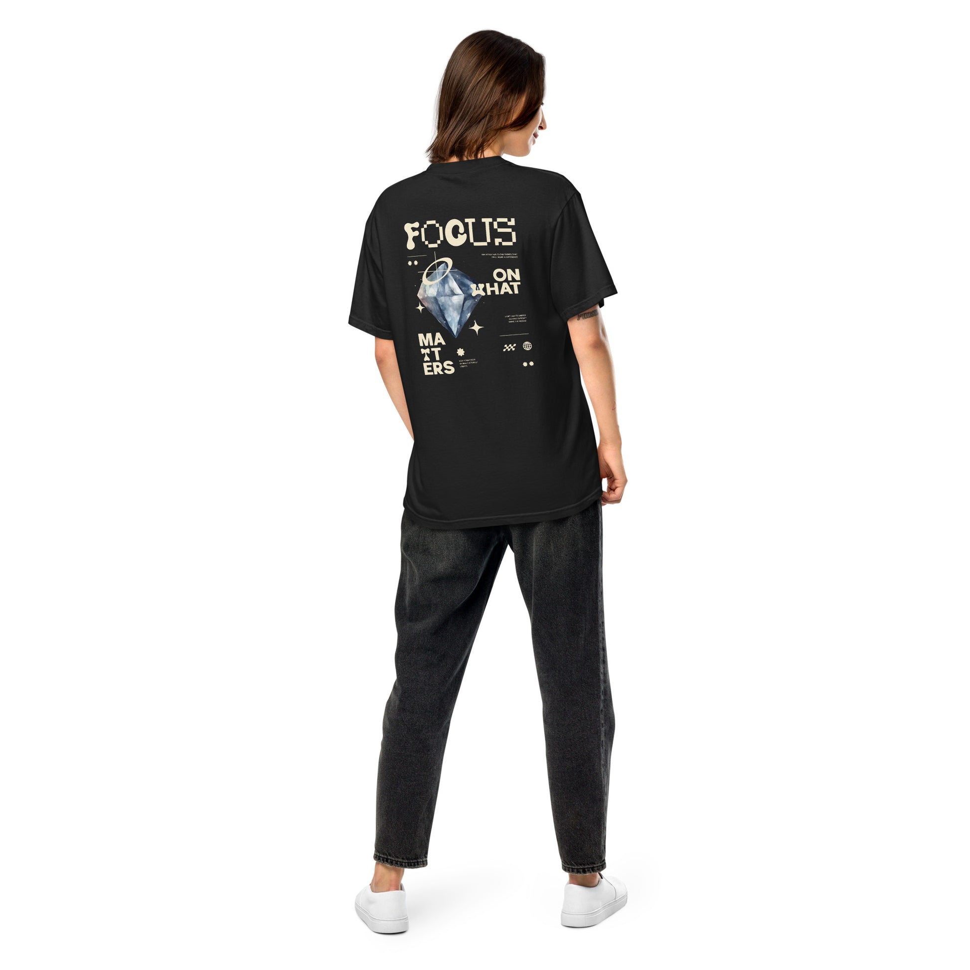focus mindset affirmation wear grit clothing apparel trendy graphic shirt