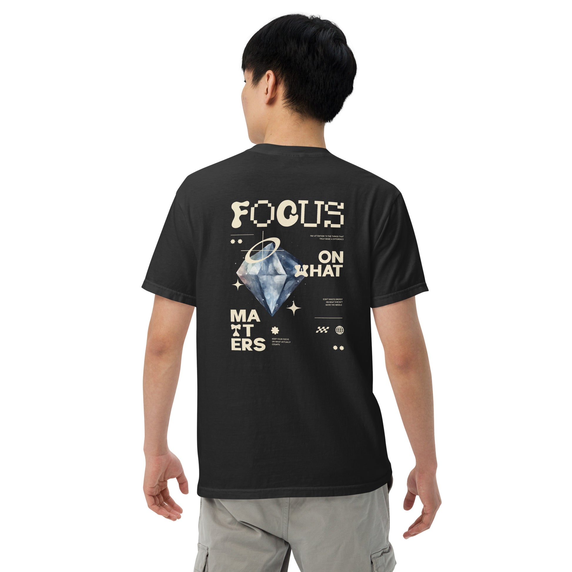 focus mindset affirmation wear grit clothing apparel trendy graphic shirt