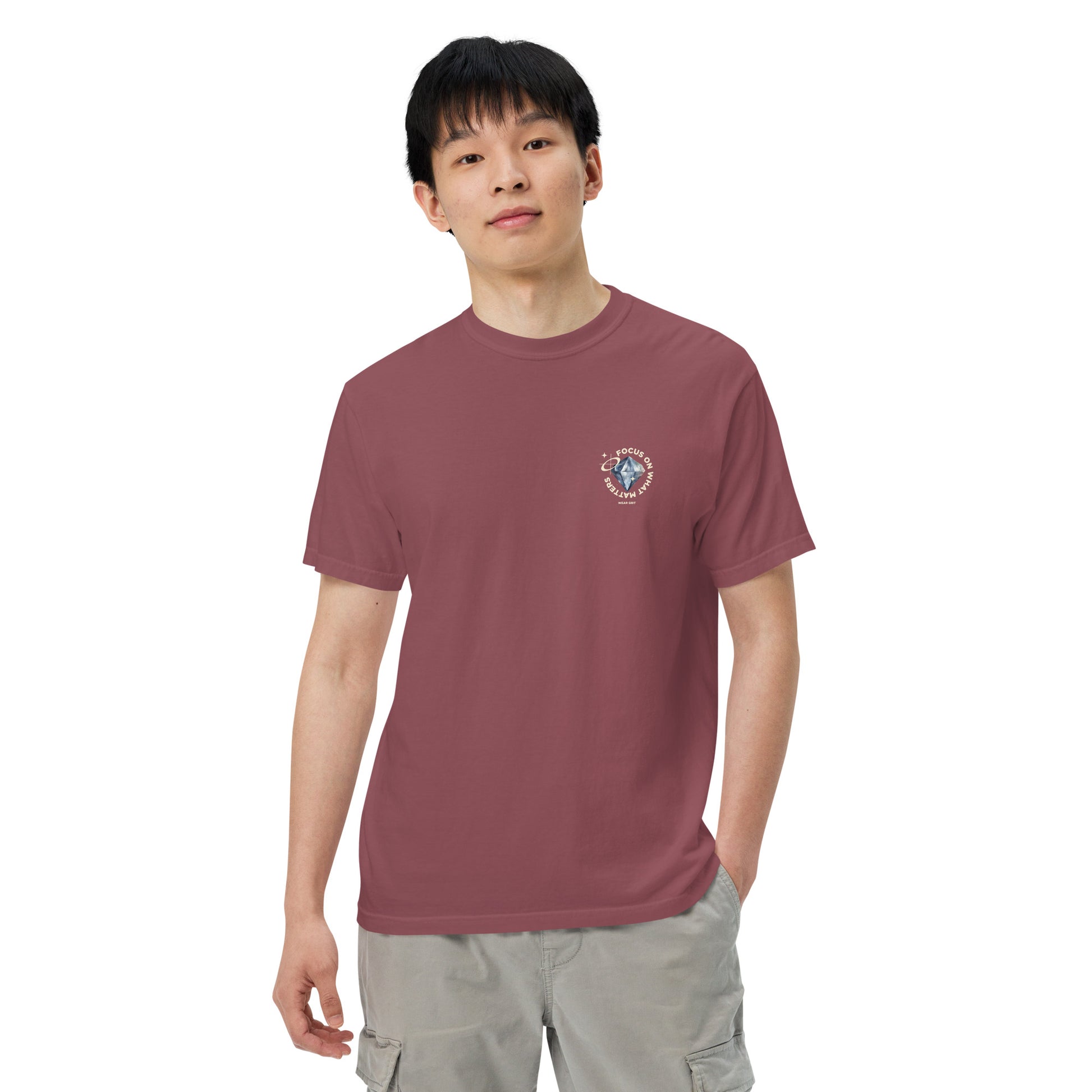 focus mindset affirmation wear grit clothing apparel trendy graphic shirt